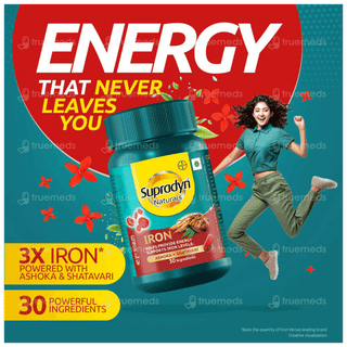 Supradyn Naturals Iron Ashoka + Shatavari Tablet 30