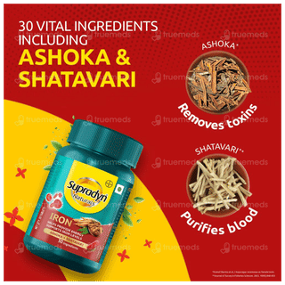 Supradyn Naturals Iron Ashoka + Shatavari Tablet 30