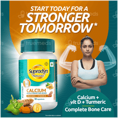 Supradyn Naturals Calcium Turmeric + Vitamin D Tablet 30
