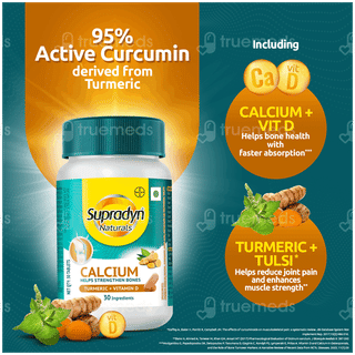 Supradyn Naturals Calcium Turmeric + Vitamin D Tablet 30