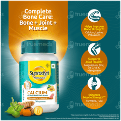 Supradyn Naturals Calcium Turmeric + Vitamin D Tablet 30