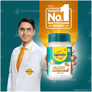 Supradyn Naturals Calcium Turmeric + Vitamin D Tablet 30