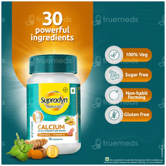 Supradyn Naturals Calcium Turmeric + Vitamin D Tablet 30