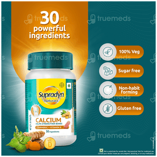 Supradyn Naturals Calcium Turmeric + Vitamin D Tablet 30