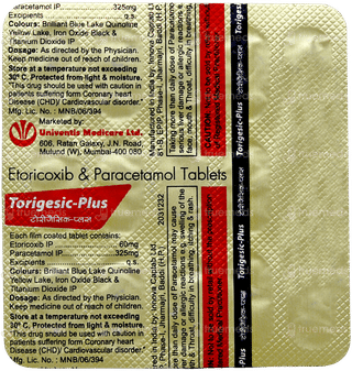 Torigesic Plus Tablet 15