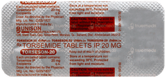 Torseson 20 Tablet 10