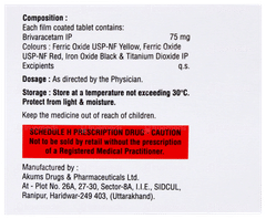 Brivaniz 75 Tablet 10 Brivaniz 75 Tablet 10