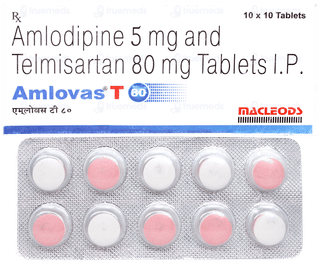 Amlovas T 80Mg Tablet 10