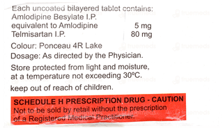 Amlovas T 80Mg Tablet 10