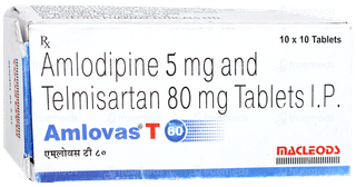 Amlovas T 80Mg Tablet 10