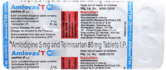 Amlovas T 80Mg Tablet 10 Amlovas T 80Mg Tablet 10