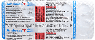 Amlovas T 80Mg Tablet 10