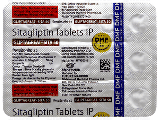 Gliptagreat Sita 50mg Tablet 15