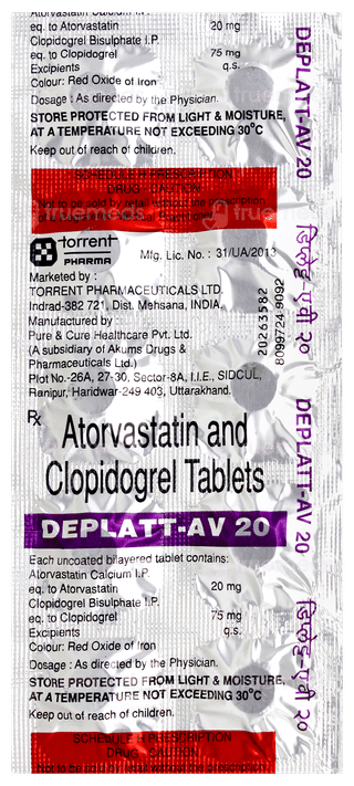 Deplatt Av 20 Tablet 10