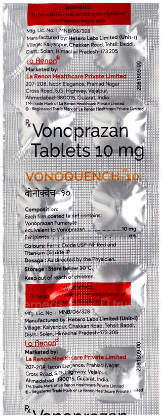 Vonoquench 10 Tablet 10