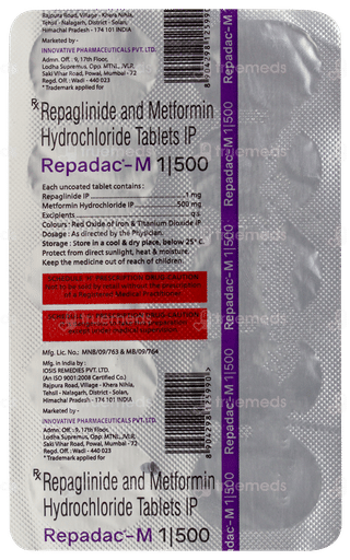 Repadac M 1/500 Tablet 10