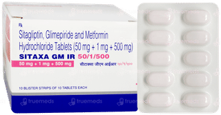 Sitaxa GM Ir 50/1/500 Tablet 10