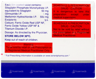 Sitaxa GM Ir 50/1/500 Tablet 10