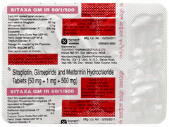 Sitaxa GM Ir 50/1/500 Tablet 10