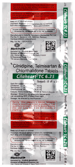Cilaheart Tc 6.25 Tablet 10
