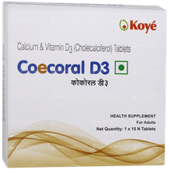 Coecoral D3 Veg Tablet 15