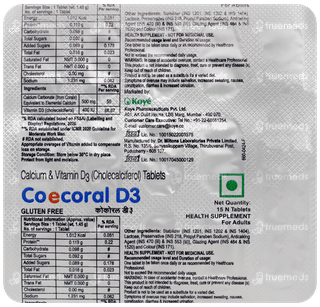 Coecoral D3 Veg Tablet 15