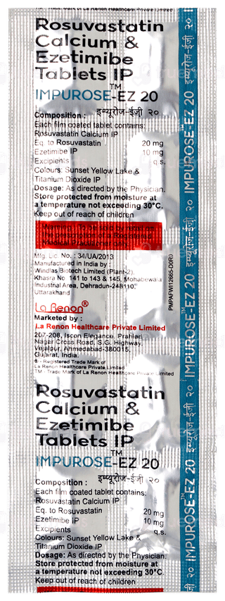 Impurose Ez 20 Tablet 10
