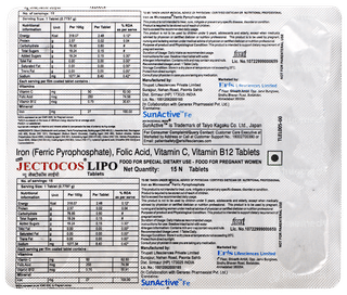 Jectocos Lipo New Tablet 15