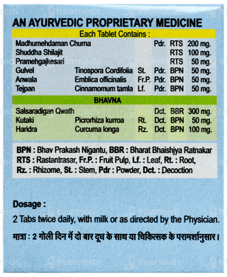 Vyas Shilaprameh Vati Tablet 50