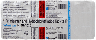 Telmavac H 40/12.5 Tablet 10