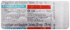 Sitaxa E 25+100 Tablet 10 Sitaxa E 25+100 Tablet 10