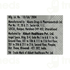Tacitinix 11mg Tablet Er 10