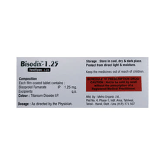 Bisodix 1.25 Tablet 10 Bisodix 1.25 Tablet 10
