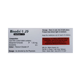 Bisodix 1.25 Tablet 10