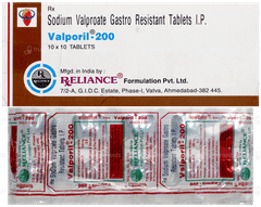 Valporil 200 Tablet 10