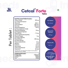 Cetcal Forte Tablet 60 Cetcal Forte Tablet 60