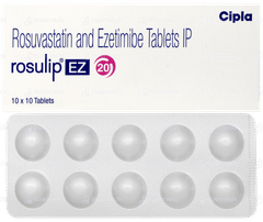 Rosulip Ez 20mg/10mg Tablet 10 Rosulip Ez 20mg/10mg Tablet 10