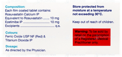 Rosulip Ez 10mg/10mg Tablet 10