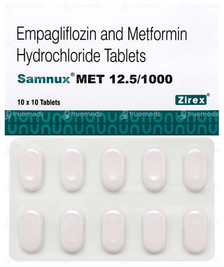 Samnux Met 12.5/1000 Tablet 10