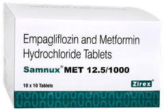 Samnux Met 12.5/1000 Tablet 10