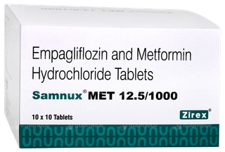 Samnux Met 12.5/1000 Tablet 10