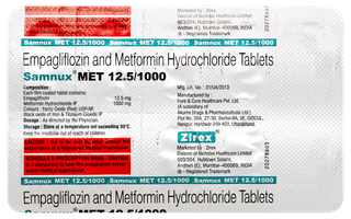 Samnux Met 12.5/1000 Tablet 10