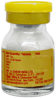 Dabur Shwaskas Chintamani Ras With Gold & Pearl Tablet 10