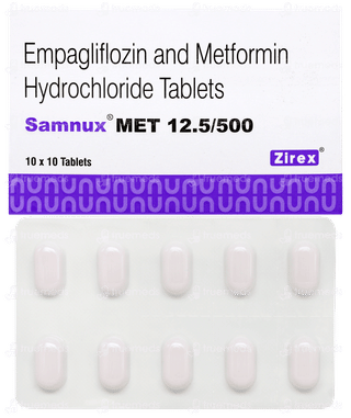 Samnux Met 12.5/500 Tablet 10