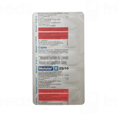 Metolar D 10mg/25mg Tablet 10