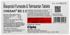Cresar Bs 2.5 Tablet 10 Cresar Bs 2.5 Tablet 10