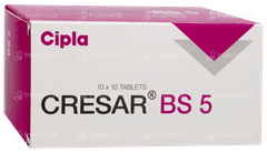 Cresar Bs 5Mg/40Mg Tablet 10 Cresar Bs 5Mg/40Mg Tablet 10