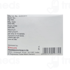 Empri M 12.5/1000 Tablet 10