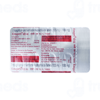 Empri M 12.5/1000 Tablet 10