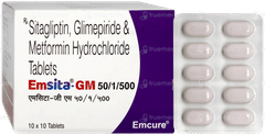 Emsita GM 50/1/500 Tablet 10 Emsita GM 50/1/500 Tablet 10